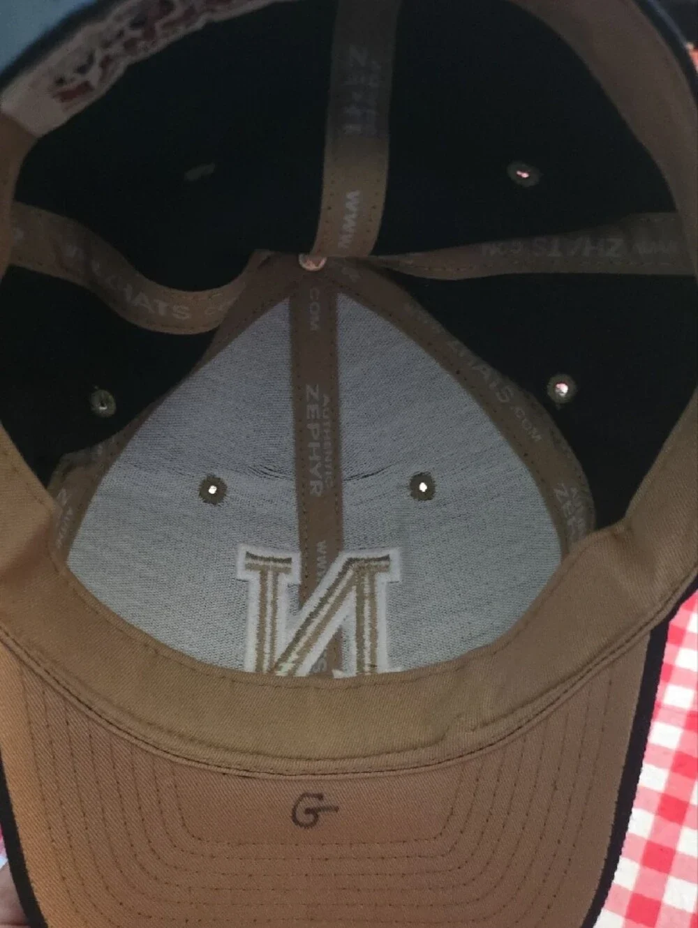Navy Midshipmen Zephyr Fitted Hat (7 3/8)